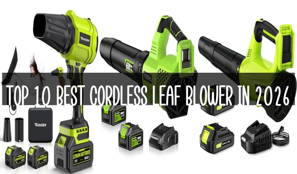 Top 10 Best Cordless Leaf Blower in 2026